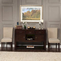 Parsons Dining Chair Quatrefoil Print Full Wrap Upholstery Wood Legs Set of 2